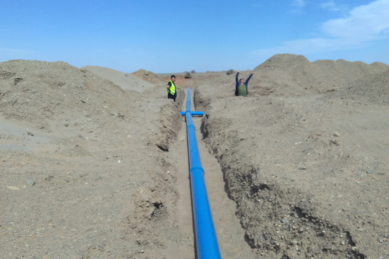 Water supply project with PVC-O pipe of Uliji Port, Inner Mo(图2)
