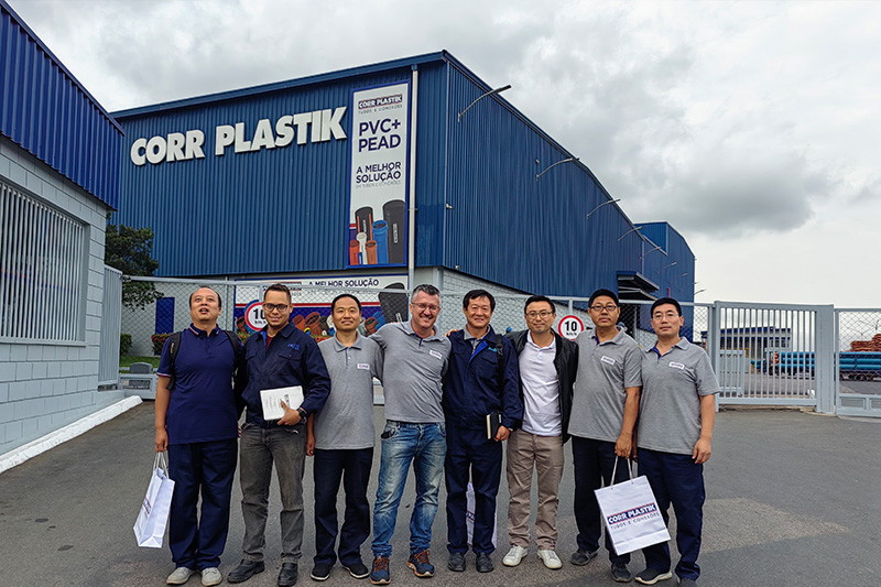 Baosu Successfully Provided 3 TaijiBlue®  PVC-O Production Lines to Corr Plastik!